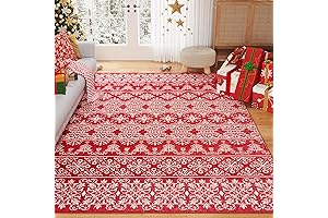 Cozy Holiday Atmosphere with Our Christmas Red Area Rug
