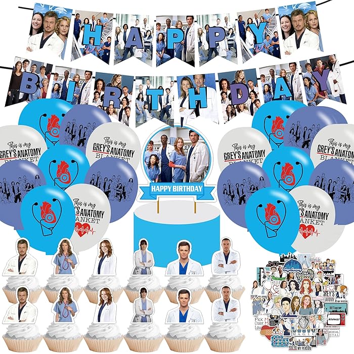 Buy The Grey's Anatomy Party Decorations,Birthday Party Supplies For