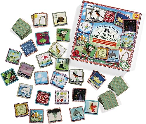 Miniatura 3 de eeBoo Juego de memoria y juego de ciencias naturales, desarrollo y educativo, agudiza el reconocimiento, la concentración y la memoria, perfecto