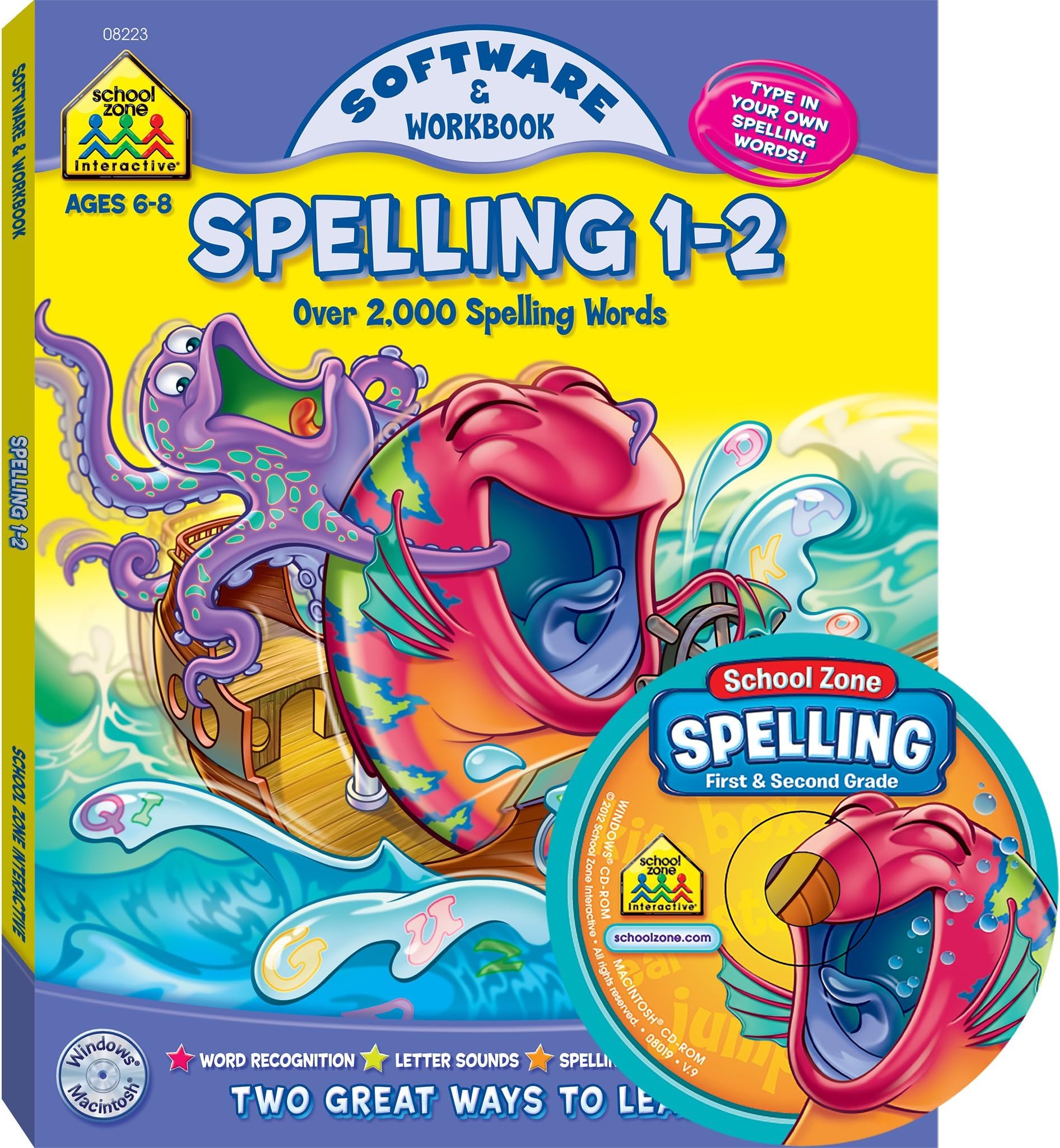 Spelling 1 - 2: Over 2,000 Spelling Words