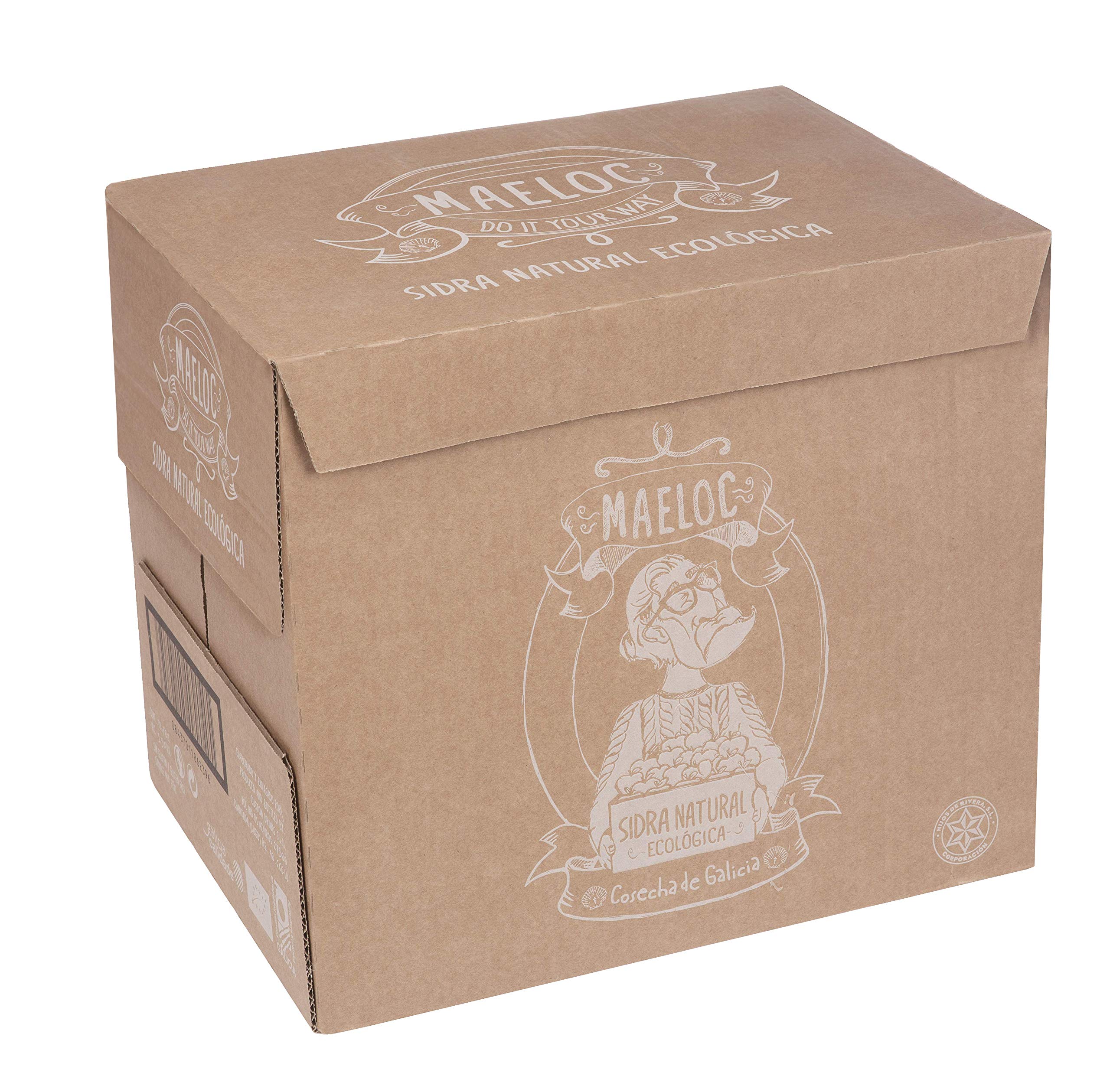 Maeloc Sidra Natural Ecológica 750 ml 12 pack