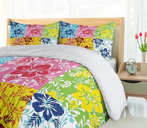 Miniatura 327 de Ambesonne Juego de funda de edredón de brújula, ilustración de mapa del mundo, marinero marítimo, equipo de vida monocromático, juego de ropa