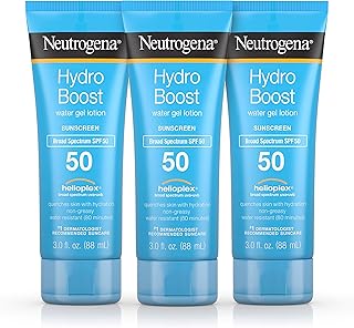 Neutrogena Hydro Boost Moisturizing Water Gel Sunscreen Lotion with Broad Spectrum SPF 50, Water-Resistant & Non-Greasy Hy...