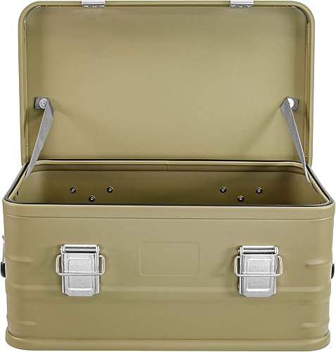 Vista 27 de Eylar Crossover Aluminio Overland Storage, maletero, caja de carga de metal, caja de almacenamiento (combo de 4 piezas, negro) 30L, 50L, 95, 147L