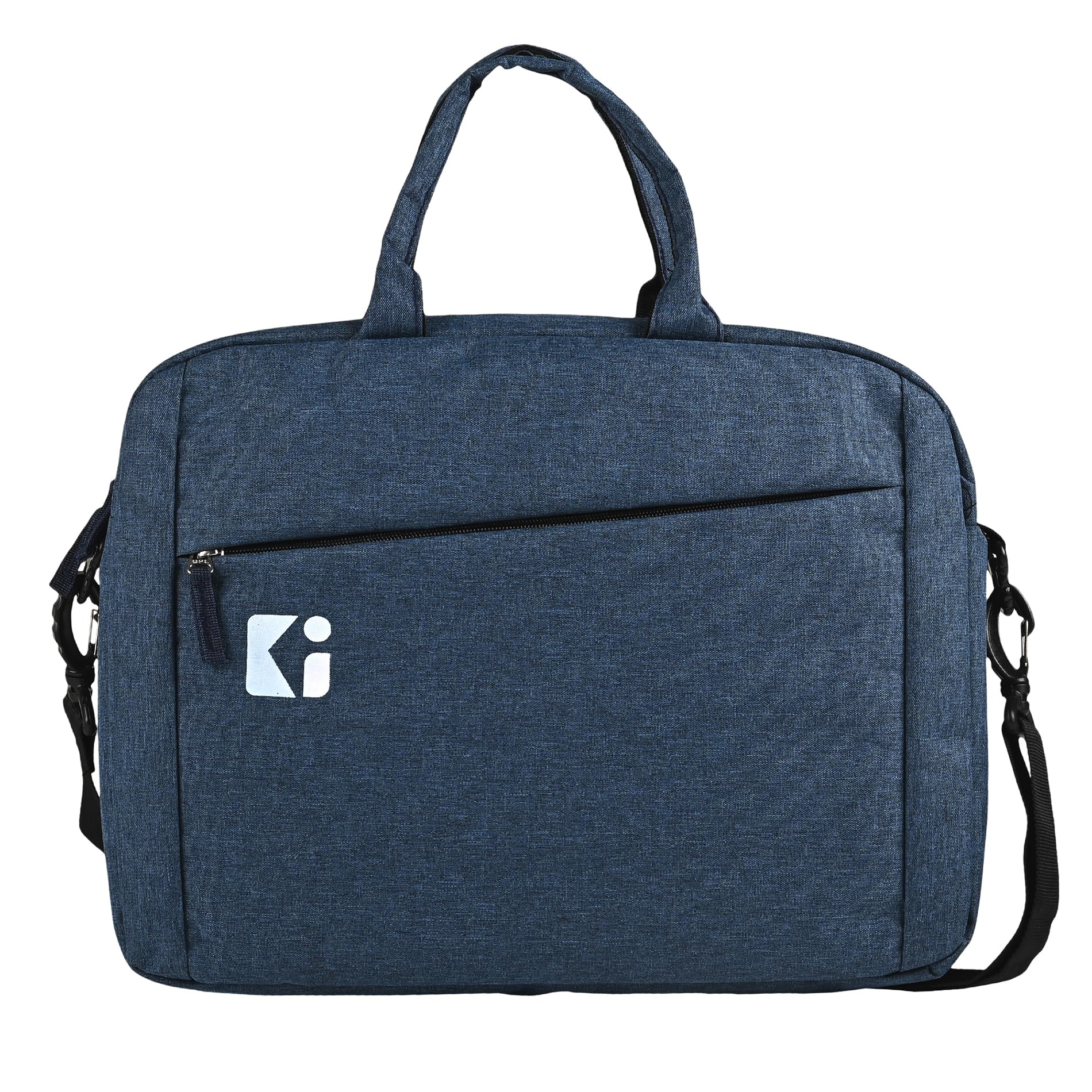 Kuber Industries 2 Zipper Compartment Laptop Sleeve 15.6 Inch for Office and College Use with Adjustable Strap| Notebooks & Gaming Laptop Cover & Protection Kit for Men | Navy Blue (B0DFPCQCQQ) Amazon Price History, Amazon Price Tracker