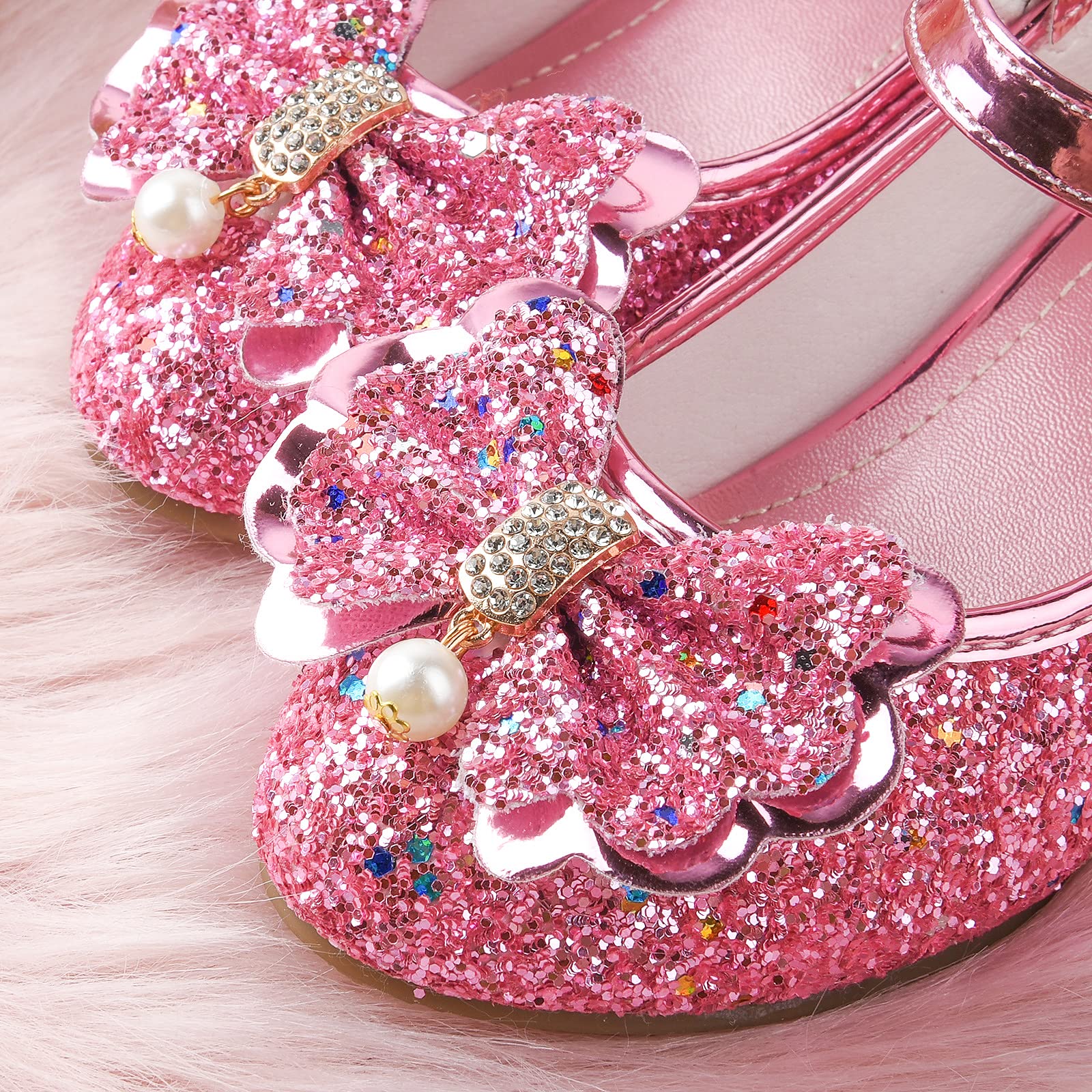 JerrisApparel Prinzessin Schuhe Mädchen Karneval Party Hochzeit Mary Janes