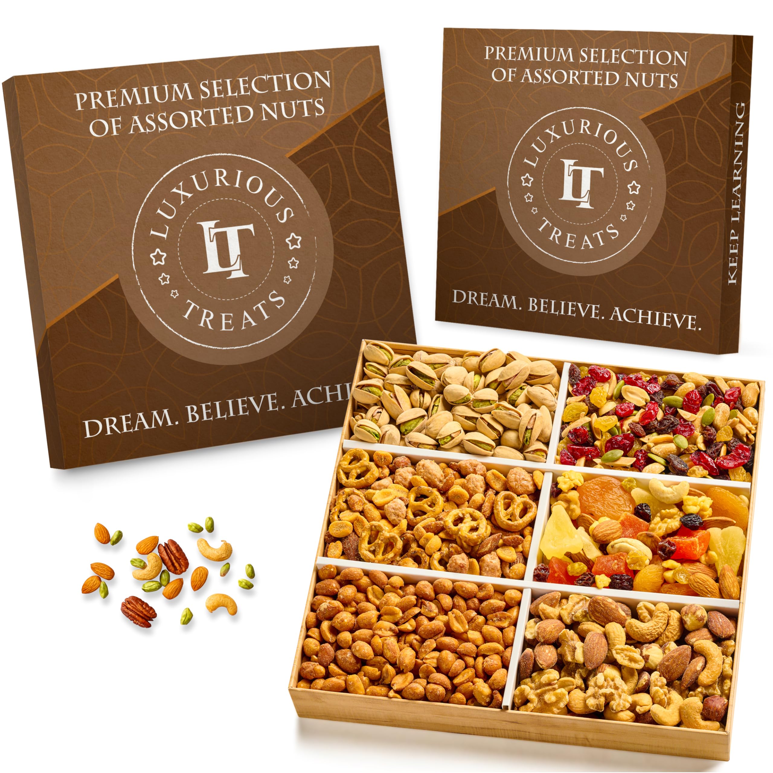 Amazon.com : Mixed Nuts Gift Basket - College Snacks Care Package