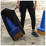 Dönges Tasche für Pylonen (Agility Bodenarbeit Hundesport Outdoortasche Reitsport Reittraining Markierungen) H x B x T: 80 x 30 x 30 cm, Lieferumfang eine Tasche ohne Pylonen