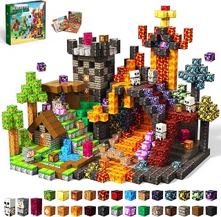 200-Piece Magnetic Building Blocks STEM Kids 3+