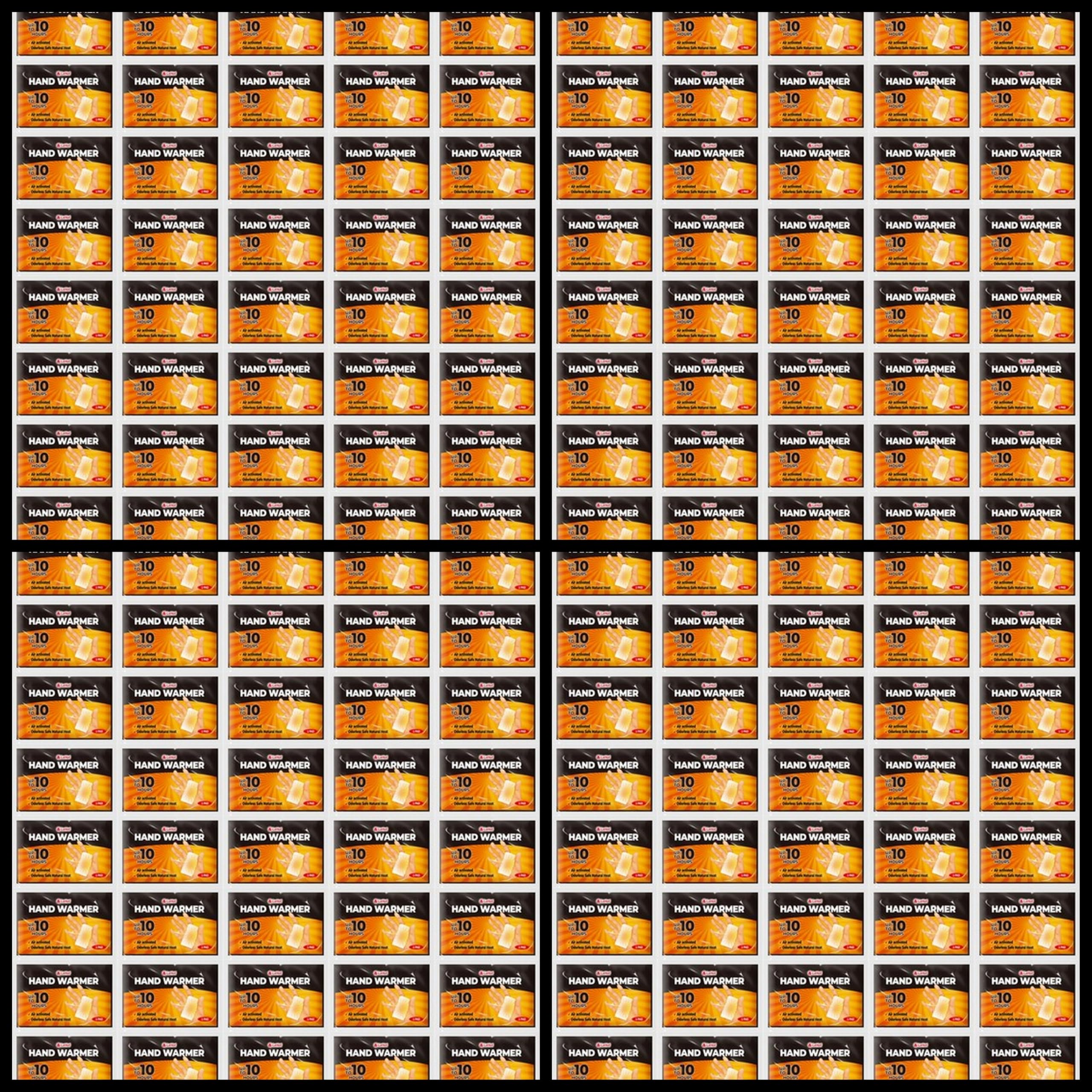 Calentadores de manos – 90 paquetes de almohadillas de calor desechables para manos calientes, calentadores de manos calientes, hasta 10 horas de calor seguro y continuo, perfecto para camping, esquí