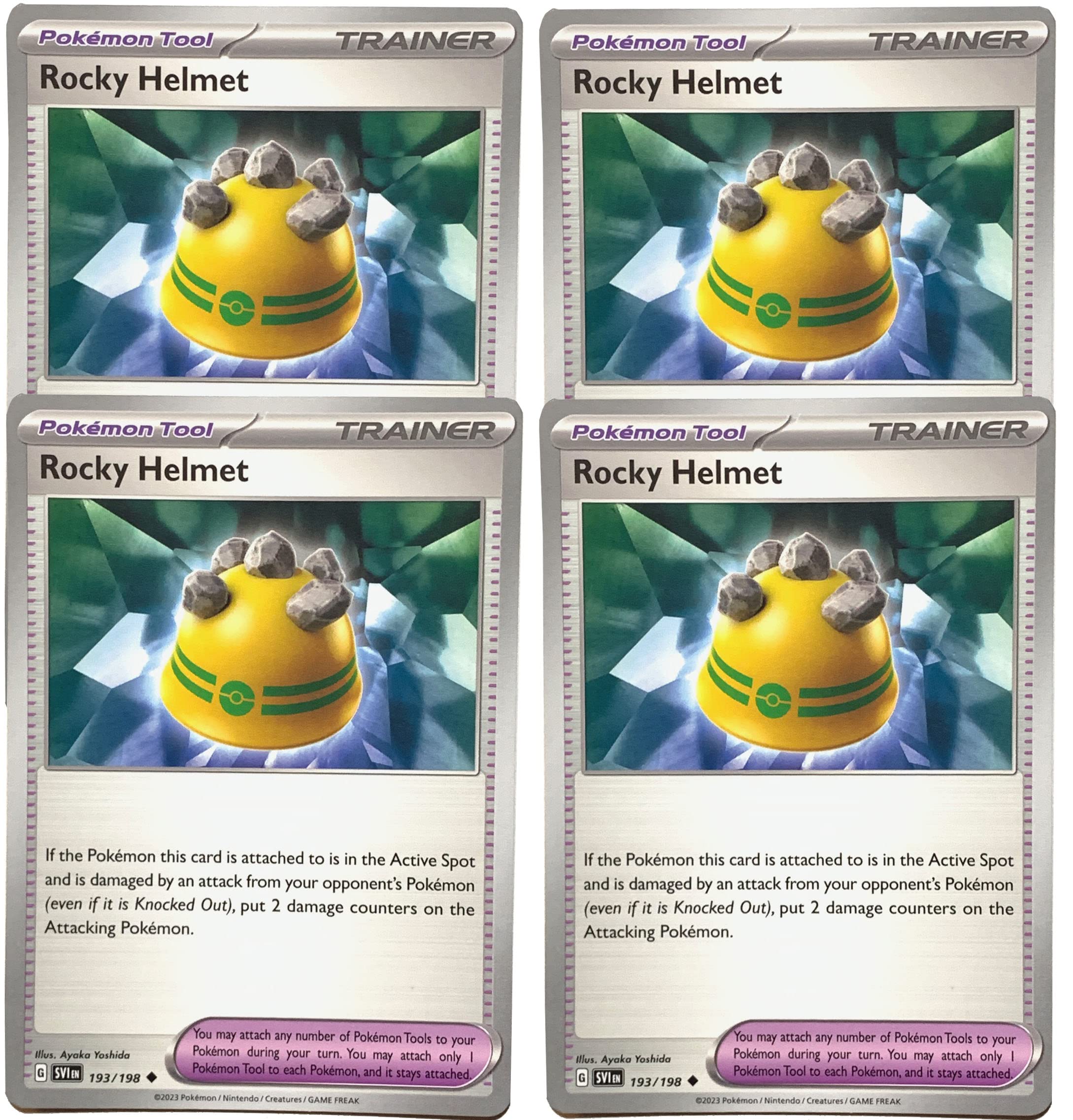 Amazon.com: Rocky Helmet 193/198 - Scarlet & Violet - Pokemon