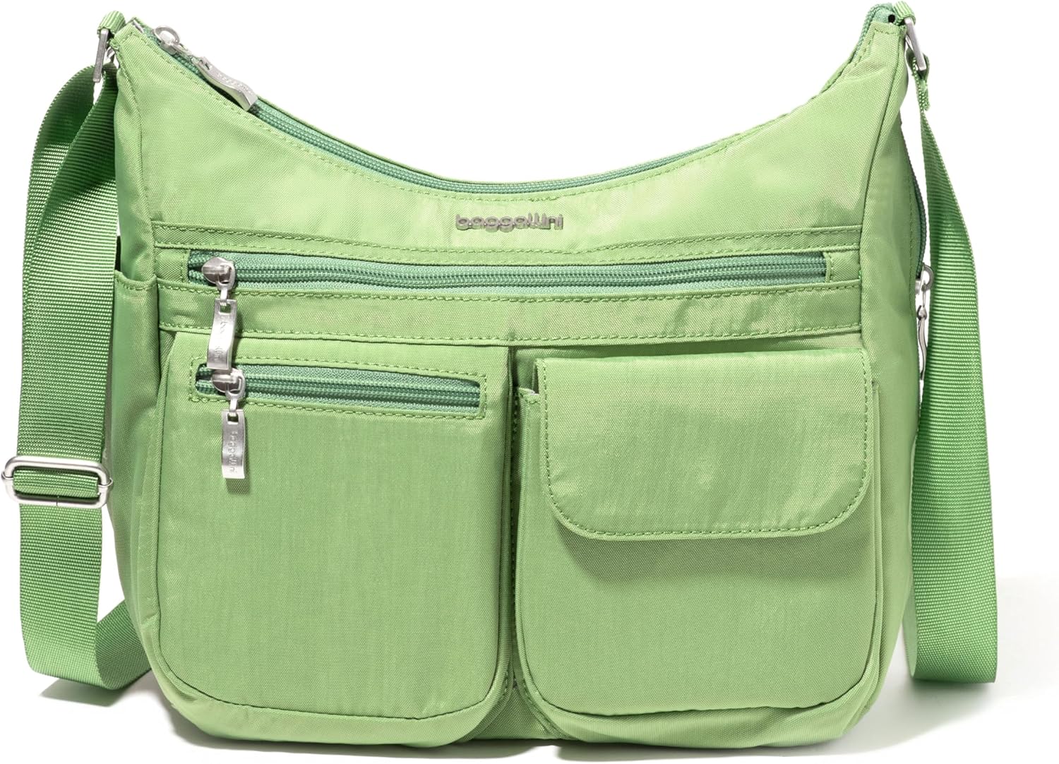 Baggallini womens Everywhere Bagg Crossbody Women 11x9 Lightweight Nylon Hobo Water-resistant Travel Bag W/Rfid - Image 9