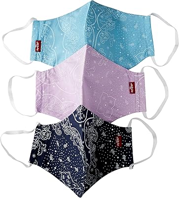 Levi's 3pk Bandana Reusable Face Cover Unisex-Adulto