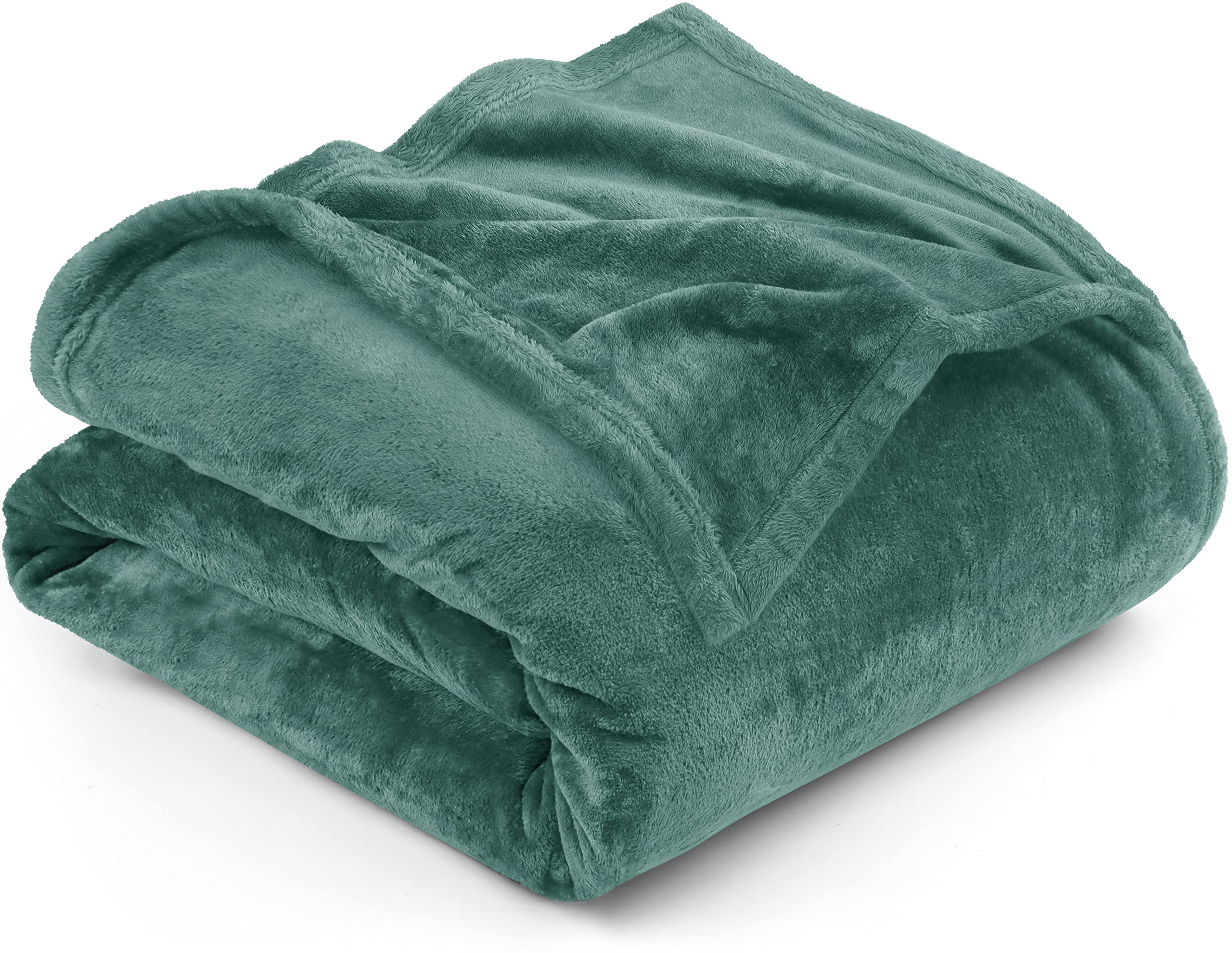 Utopia Bedding Fleece Blanket King Size Celadon 300GSM Luxury Fuzzy Soft Anti-Static Microfiber Bed Blanket (90x102 Inch)