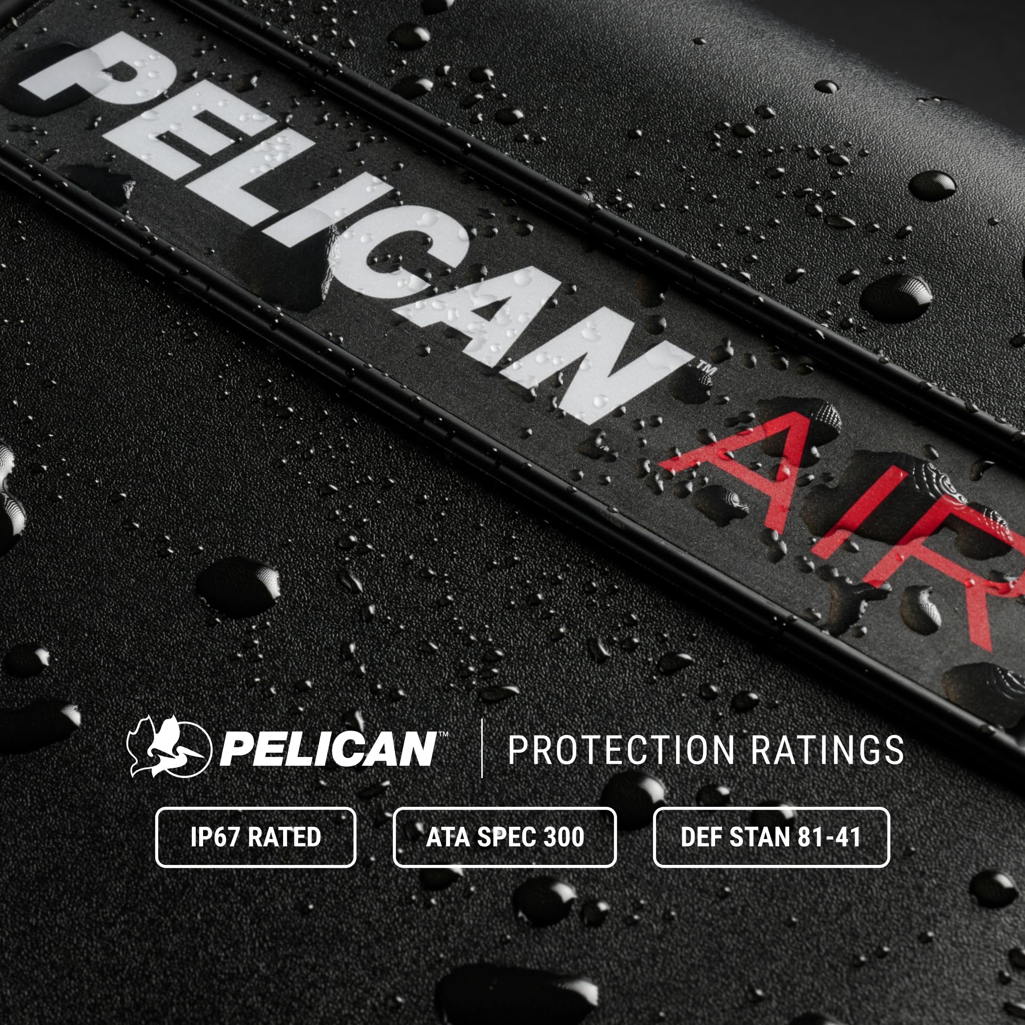 Pelican Air 1615 - Funda con Espuma, Color Negro
