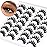 Losha Lashes Fluffy False Lashes 14 Pairs 5D Full Fake Eyelashes Vegan Handmade Faux Mink Lashes Pack (815-Z)