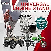Vista 6 de Bandeja de goteo para todos los tipos verticales de un solo cilindro de 2 o 4 tiempos, polipasto de elevación de motor pequeño MX Dirtbike Soporte