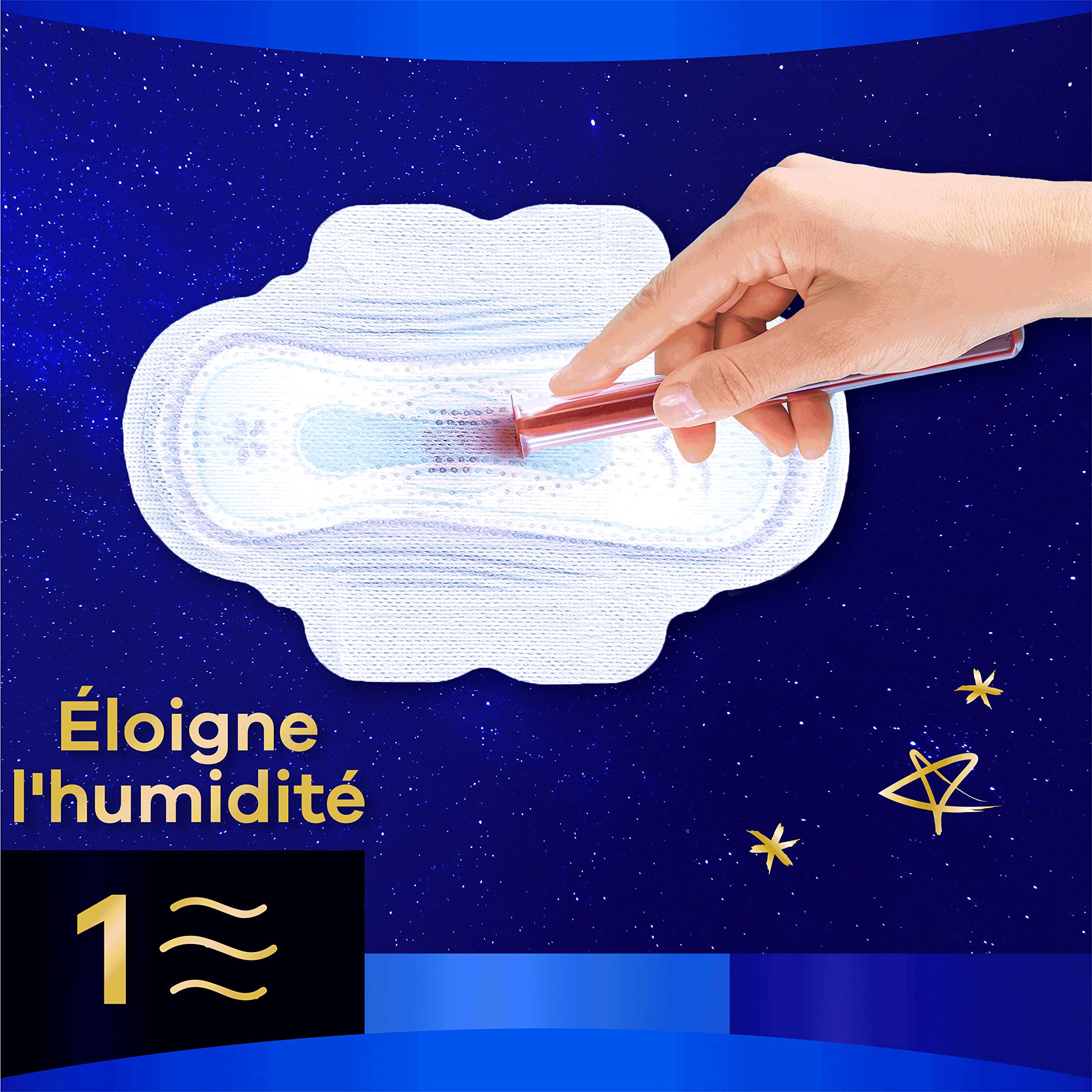 Always Ultra Damenbinden, Größe 5, Extra Secure Night, 128 Binden mit Flügeln, sehr reichlich fließende Nacht, Eco-Format, maximaler Komfort, super saugfähig und ultradünn