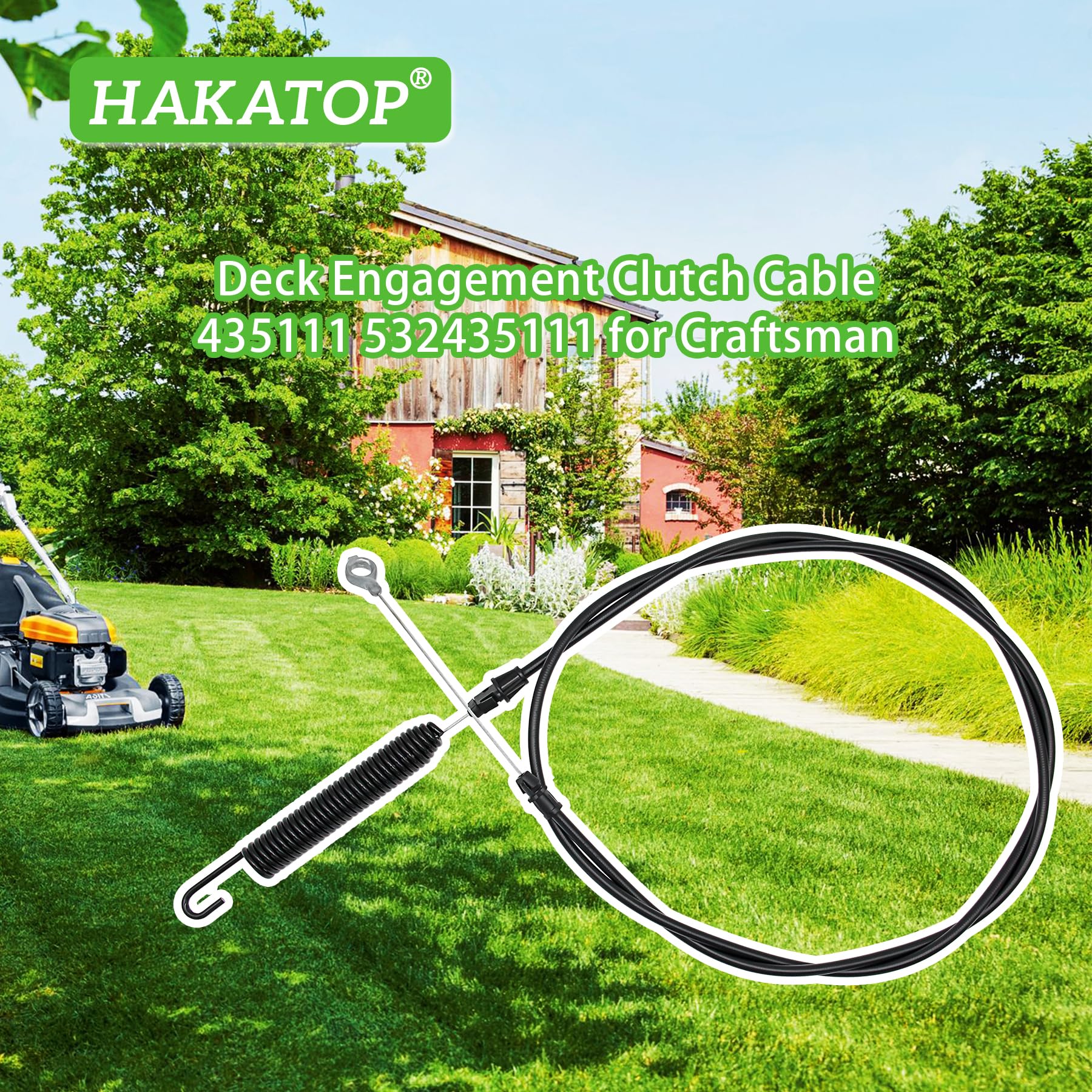 Amazon.com : HAKATOP Deck Engagement Clutch Cable 435111 532435111 