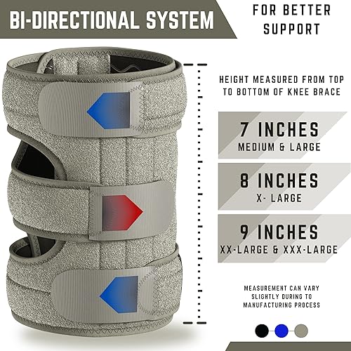 Miniatura 3 de TechWare Pro Rodillera de soporte  Rodilleras para dolor de rodilla. Alivia el dolor de ACL, LCL, MCL, desgarro de menisco, artritis, tendinitis.