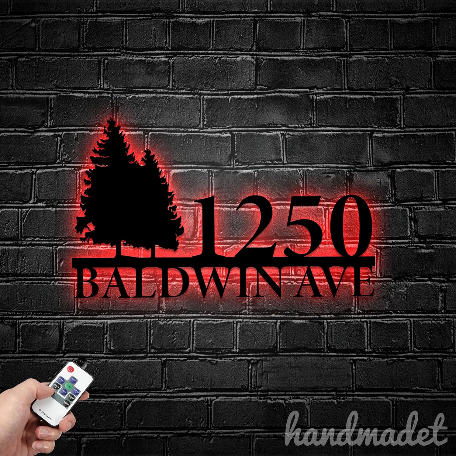 Large Bear House Address Stake Custom Name Bear Mountain House Number Sign Yard Metal Stake Outdoor for Lawn Cabin Decor New Home Gift Housewarming Decoration (Bear House)