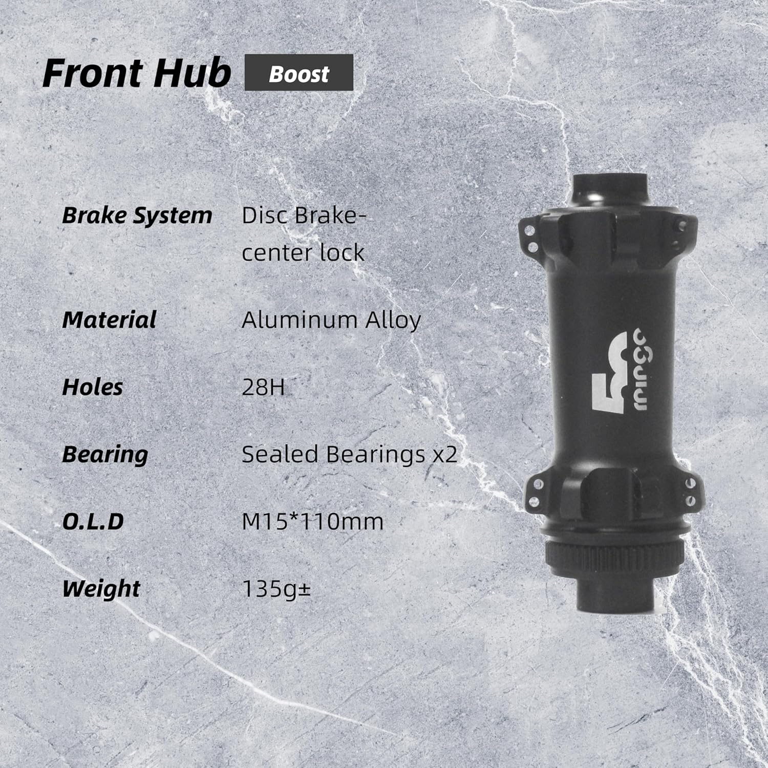 Boost MTB Hubs Straight Pull 28 Holes Front M15*110mm Rear M12*148mm Lightweight Hubset, HG Freehub for HG Standard 8/9/10/11 Speed Cassette