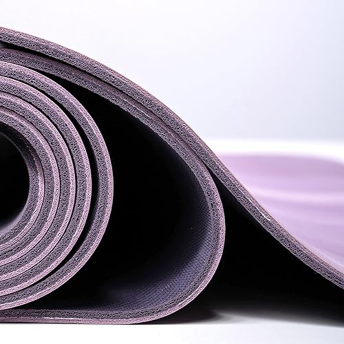 Miniatura 2 de Mount Adams Tapete de yoga de goma natural reflectante, 72 pulgadas, 0.157 in de grosor, 26 o 24 pulgadas de ancho, tapete de entrenamiento para