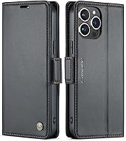 Vista 10 de QLTYPRI Funda tipo cartera para iPhone 11, de piel sintética de alta calidad, con cierre magnético, con bloqueo RFID, ranuras para tarjetas