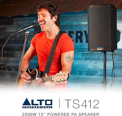 Miniatura 10 de Alto Professional TS412 - Altavoz PA alimentado de 2500 W de 12 pulgadas con mezclador de 3 canales, transmisión Bluetooth, enlace de altavoz