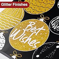 Vista 2 de Giiffu Juego de 12 bolsas de regalo de varios tamaños (4 pequeñas de 9 pulgadas, 4 medianas de 13 pulgadas, 4 grandes de 17 pulgadas), bolsas