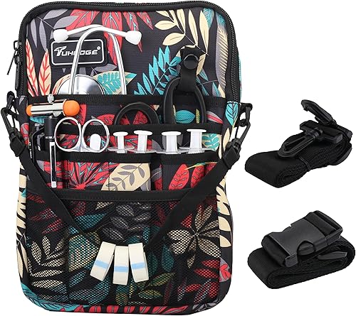 Vista 77 de Riñonera para enfermera con soporte para cinta, organizador de bolsillo para enfermeras para profesionales médicos, bolsa de cintura de enfermera