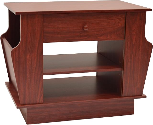 WATSONS COMPANION - Storage Side/End Table with Magazine Rack - Large - Mahogany