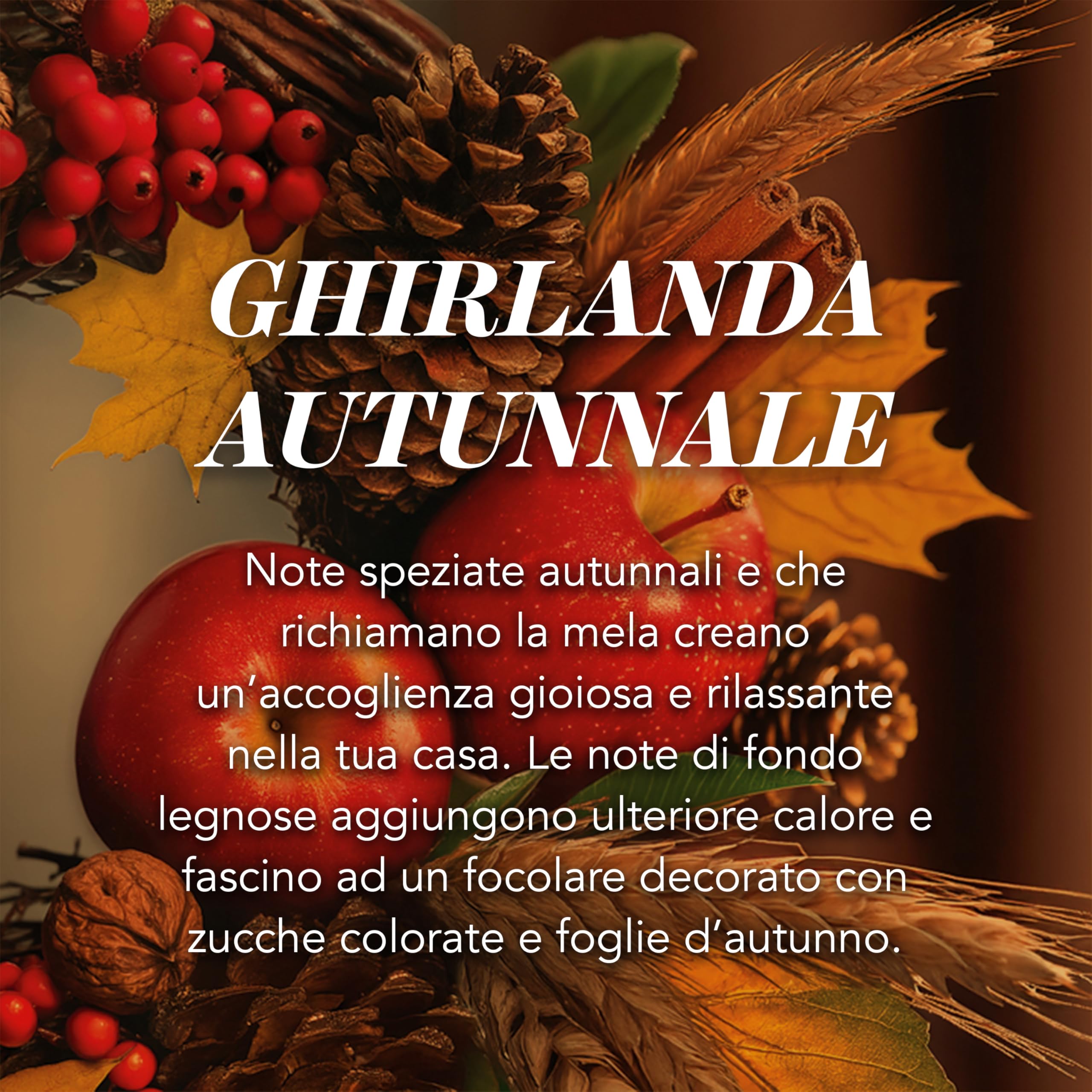 Yankee Candle Candela profumata in giara grande, Autumn Wreath, Durata Fino a 150 Ore, Regali ottimi per le donne