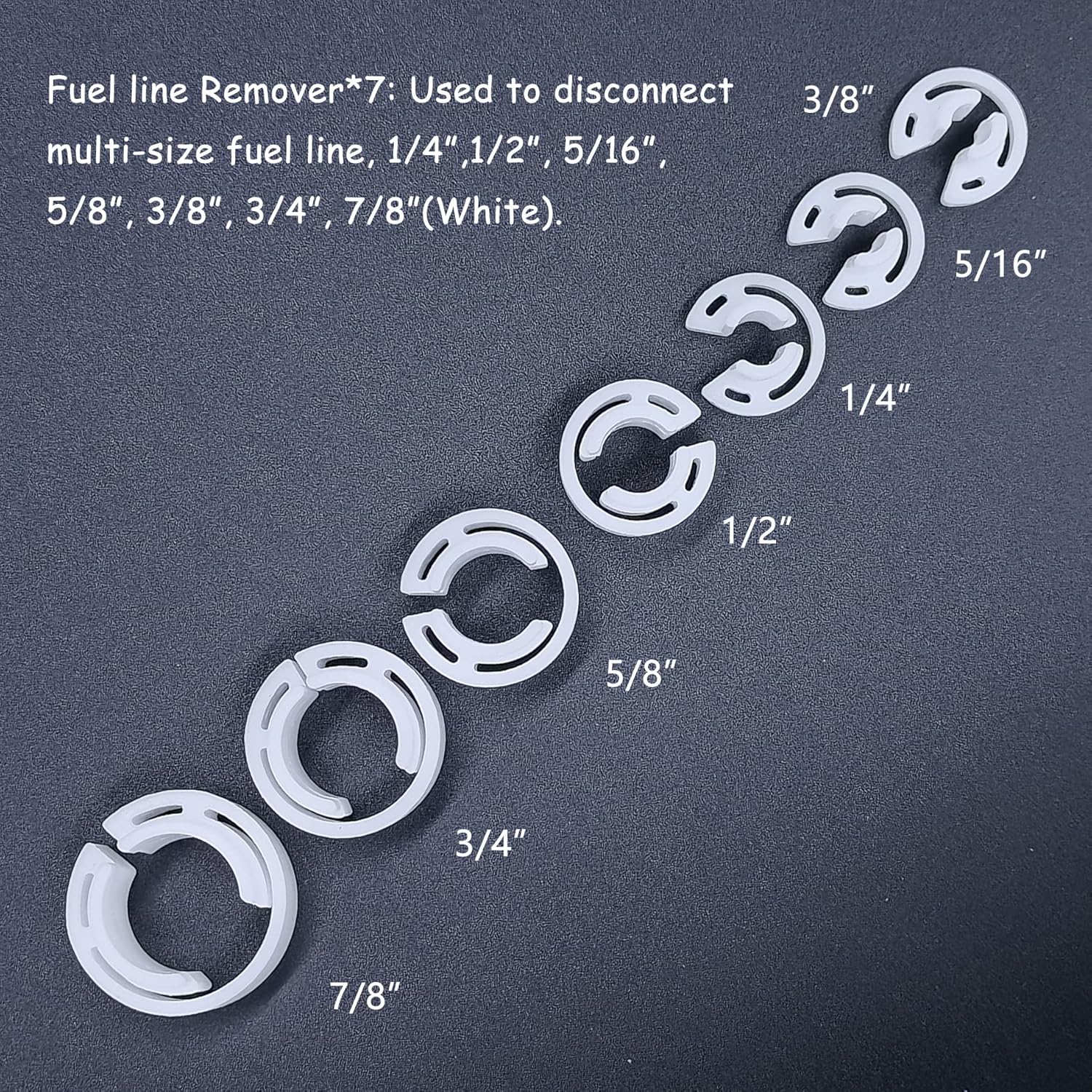 YCTMALL Quick Disconnect Tool Kit, 22PCS, Kit for Fuel Line, Transmission Oil Cooler Line-AC Line-Air Conditioning Disconnect, Includes Scissor Type Remover, Compatible with Most Ford Chevy GM Models : Automotive