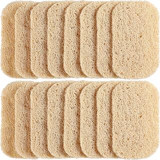 30 Pcs Soap Saver Pads Bar Soap Savers Draining Lift Pad Dish Holder Bar Accessories Draining Mat for Shower Kitchen Bathroom Cleaning Supplies(Beige)