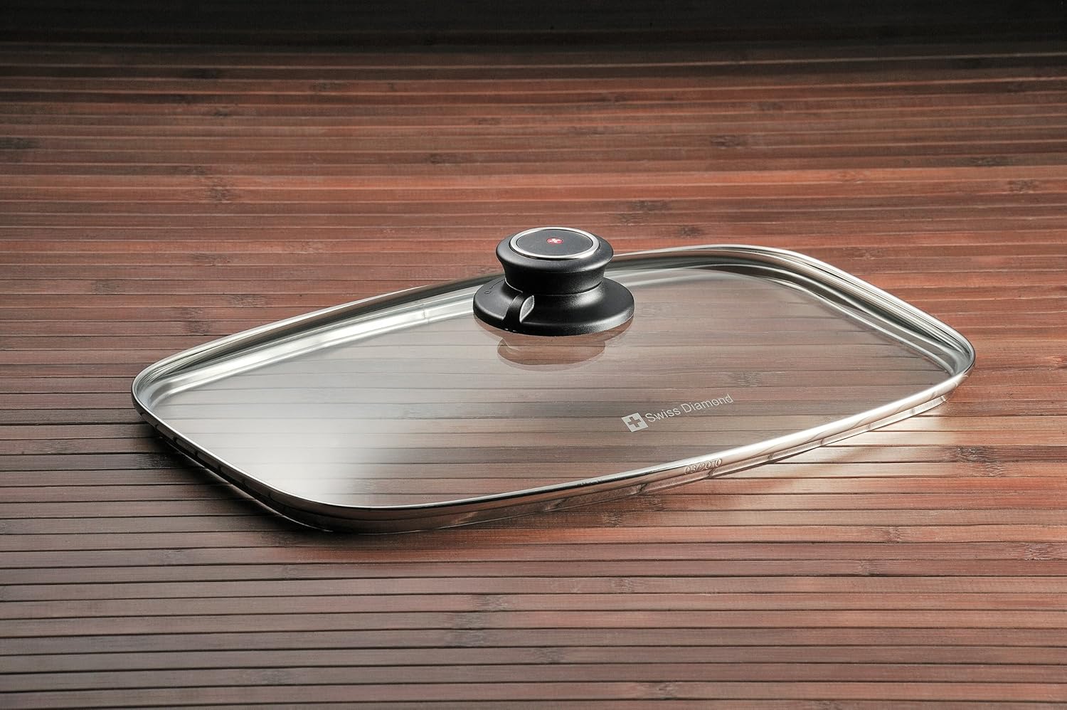 Swiss Diamond Tempered Glass Lid for Roaster