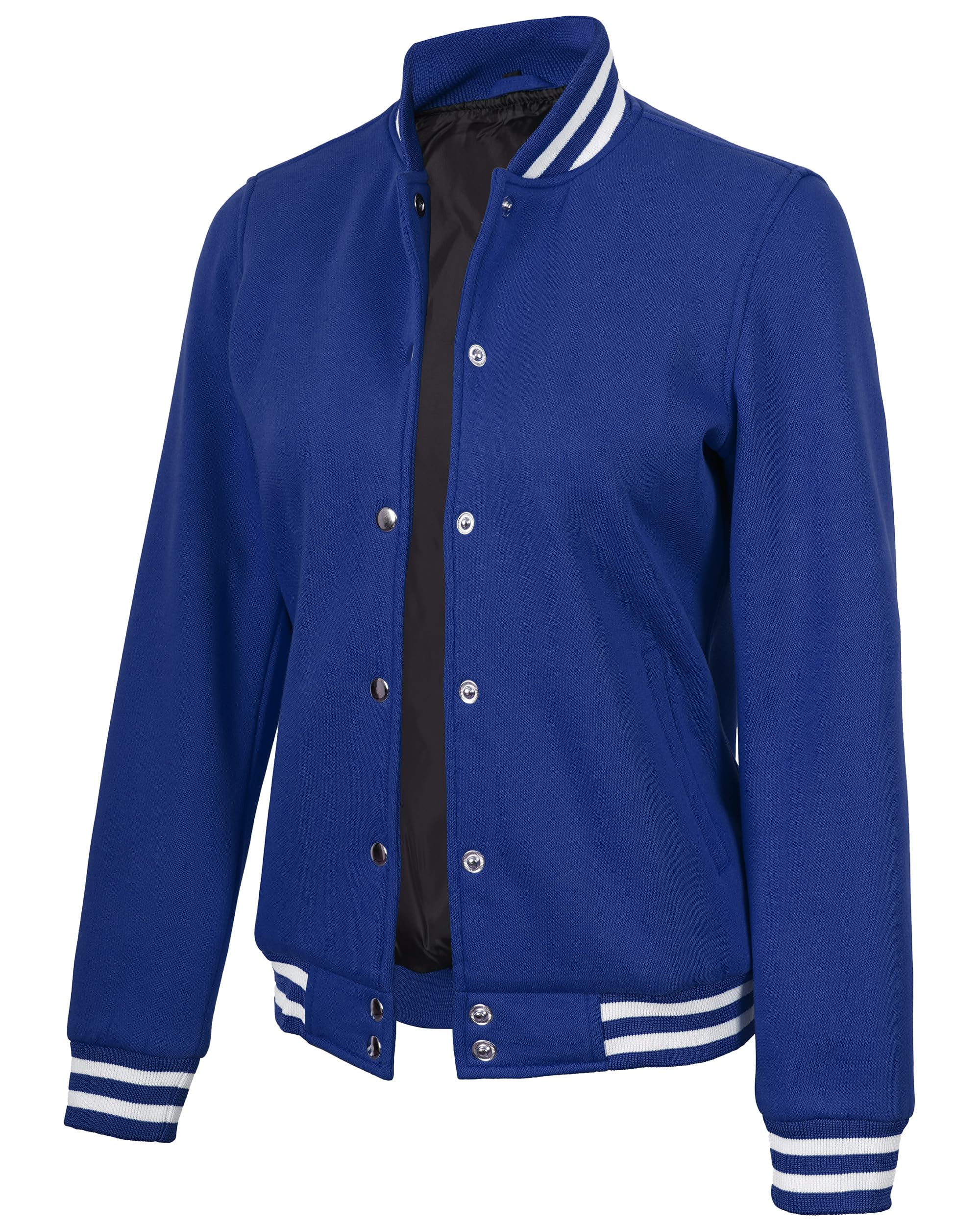 Decrum Womens Varsity Jacket - Highschool Bomber Style Baseball Jackets For Women