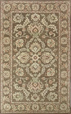 Amazon Com Safavieh Phoenix Collection Phx154m Area Rug 6 X 9 Ivory Blue Furniture Decor