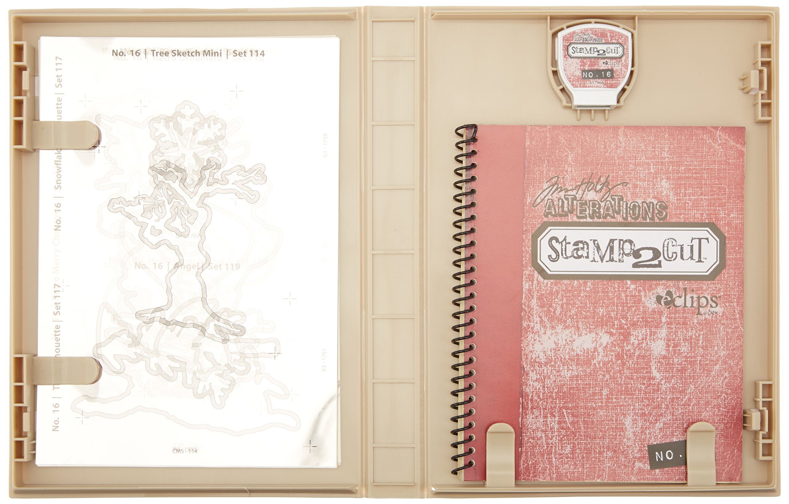 Sizzix eclips Cartridge - Tim Holtz Alterations Stamp2Cut No. 16