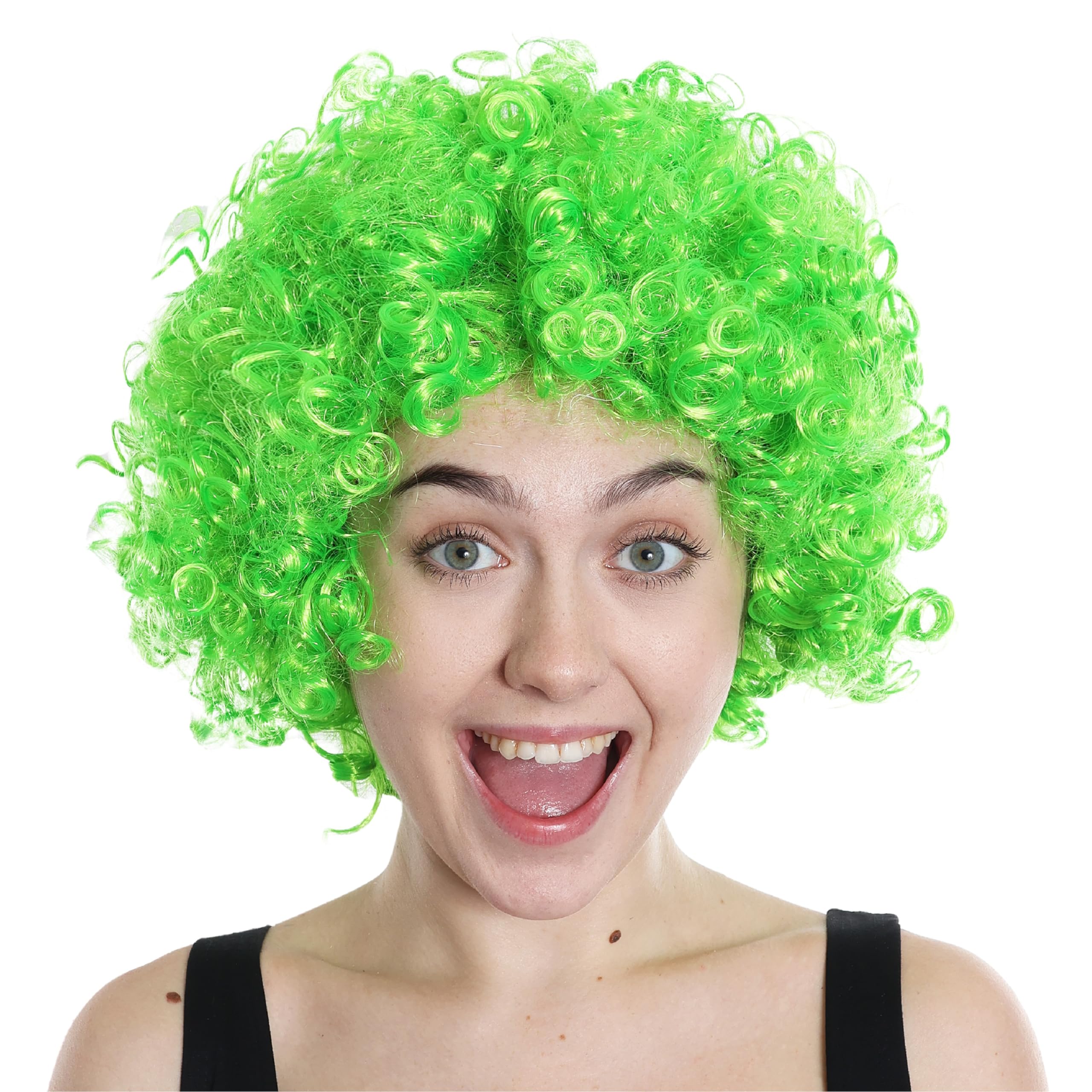 Parrucca Afro Arcobaleno Anni 70 - Funky, Colorata, Per Party E Clown - Foto 3