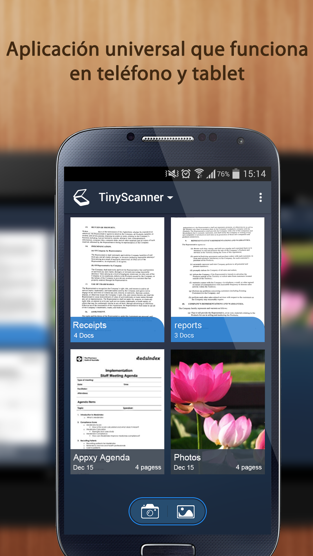 Tiny Scanner PDF scanner to scan document, receipt & faxAmazon.esAppstore for Android