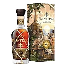 Planteray Rum Xo 20th Anniversary,700ml, artigianale e con note floreali, il Più Premiato delle Barbados,Invecchiato 20 Anni fra Caraibi e Francia,40% Vol.
