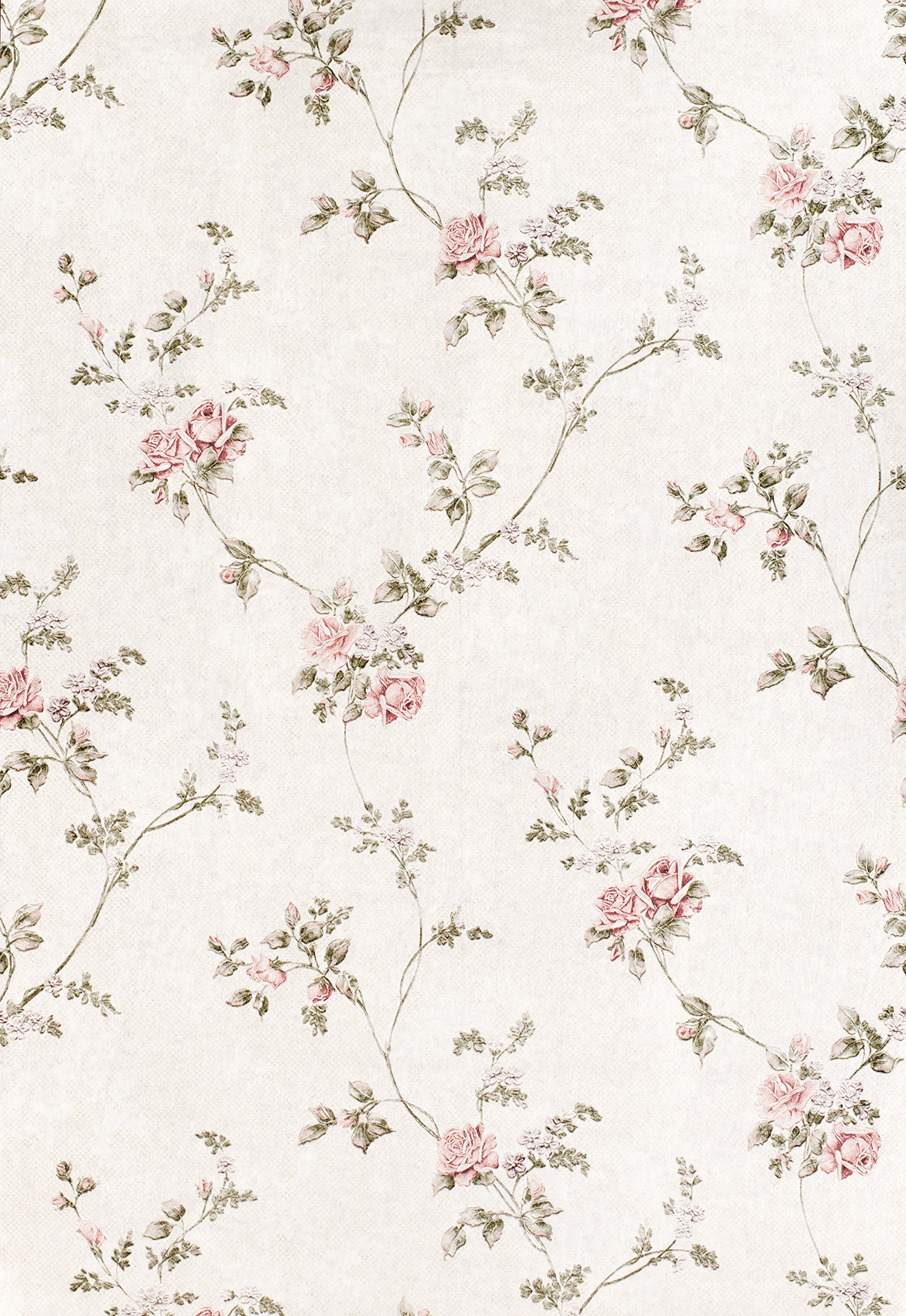 Designer Nonwoven Wallpaper Sample - Chintz Glitz (Red/Cream/Glittering)