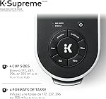 Cafetière à dosette K-Cup Keurig K-Supreme à portion unique, avec technologie MultiStream, Noir