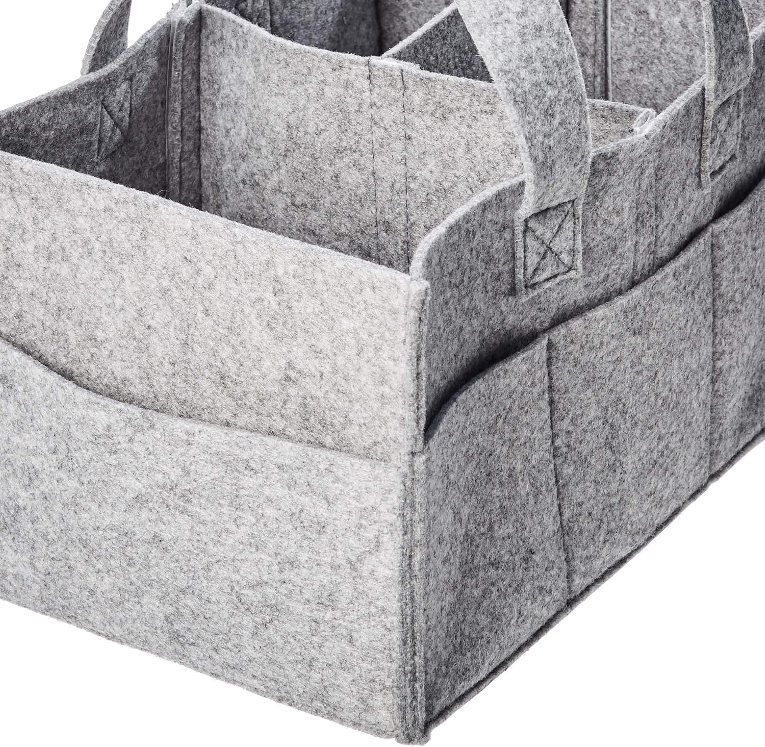 Amazon Basics Felt Baby Diaper Caddy Storage Organizer Tote