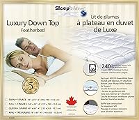 Vista 4 de Westex Cama de plumas de lujo de 4 pulgadas de grosor, tamaño individual