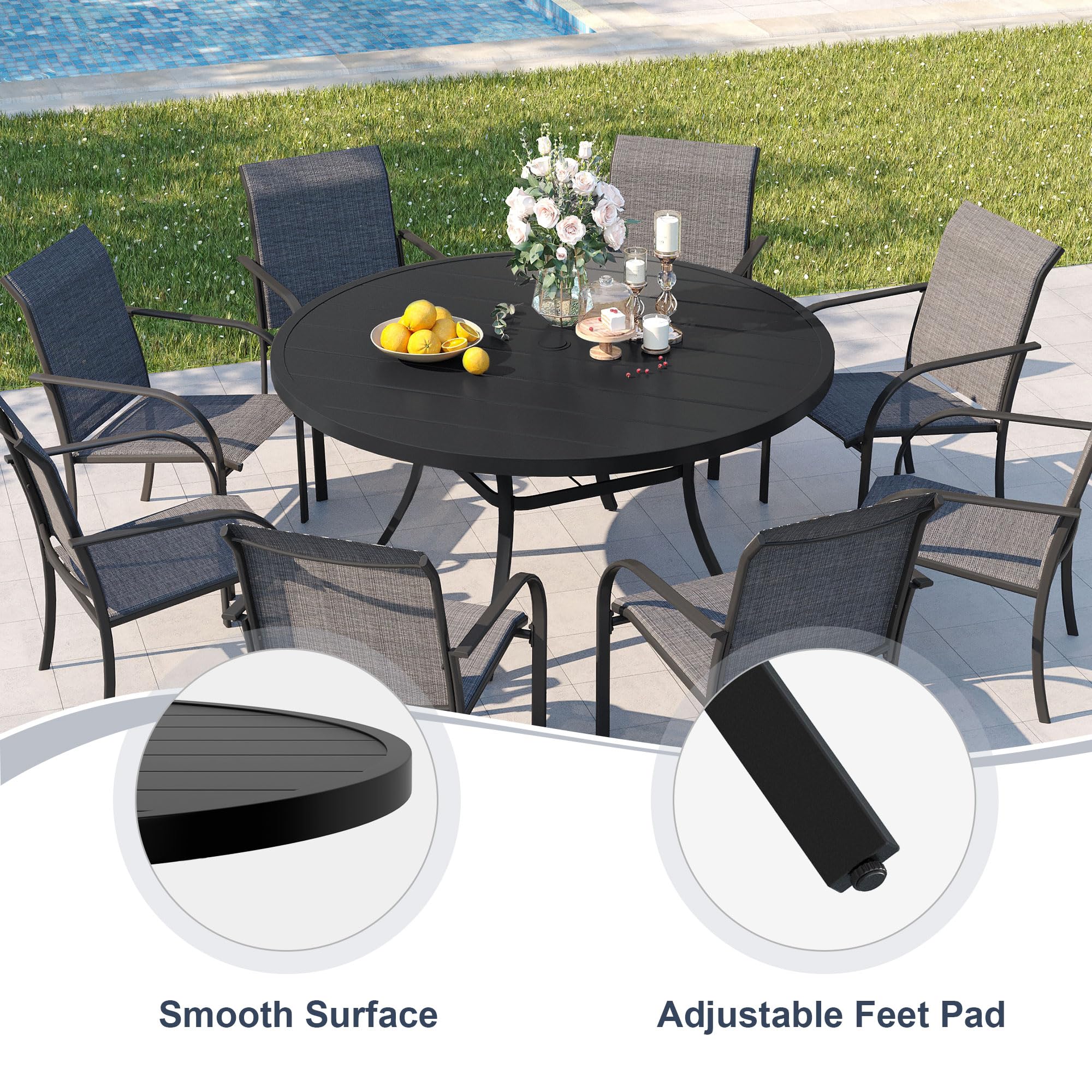 Wayfair Outdoor Dining Set Round For Latitude Run® Person Round