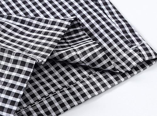 Miniatura 5 de MoFiz Pantalones de pijama para hombre, ropa de dormir, relajados, para casa, pantalones con cordón de botón, paquete de 3