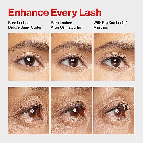 Miniatura 6 de Revlon Rizador de pestañas Comfort and Control, fácil de usar con almacenamiento para almohadillas de recambio