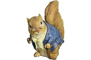 Design Toscano Stuffed Realistic Squirrel Statue